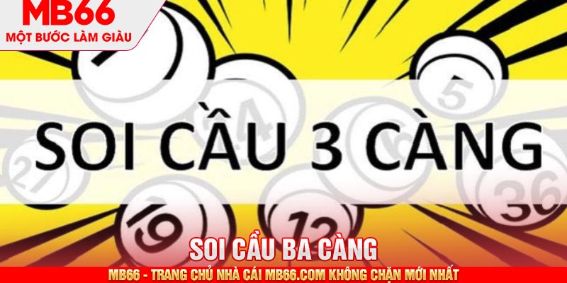 Soi Cầu Ba Càng - 5 Công Thức Bắt Số Theo Là Thắng - mb66club.com Link Nhà Cái Mb66.COM Chính Thức An Toàn - qaro.one