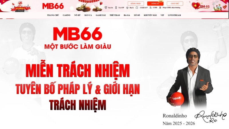 Miễn Trách Nhiệm MB66 – Chính Sách & Quy Định Pháp Lý 2026 - qaro.one