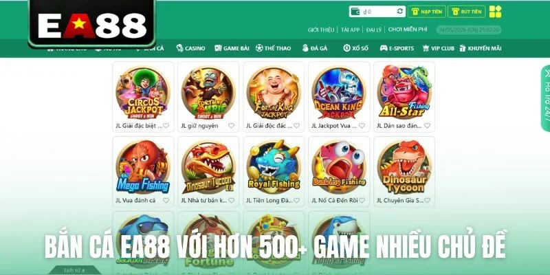 Bắn Cá EA88 - Chinh Phục Đại Dương Rinh Thưởng Cực Khủng - qaro.one