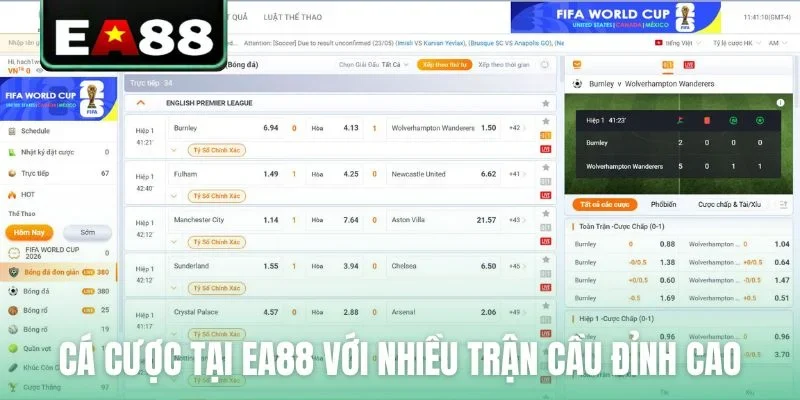 Thể Thao EA88: Sân Chơi Cá Độ Đẳng Cấp Và Chuyên Nghiệp - qaro.one