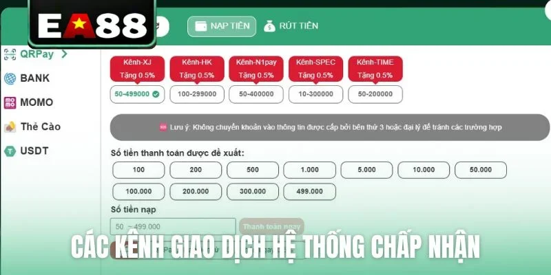 Hướng Dẫn Các Bước Nạp Tiền EA88 Siêu Tốc Trong 2 Phút - qaro.one