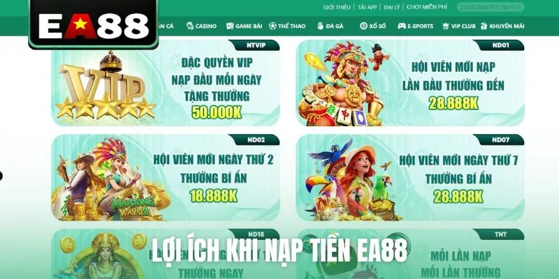 Hướng Dẫn Các Bước Nạp Tiền EA88 Siêu Tốc Trong 2 Phút - qaro.one